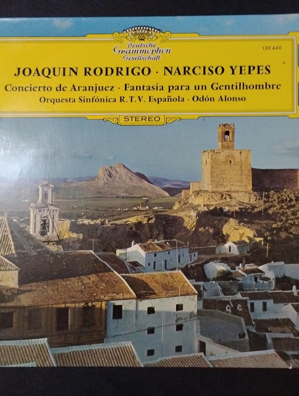 Rodrigo  - Concierto Di Aranjuez - Narciso Yepes Deutsche Grammophon Vinyl Lp